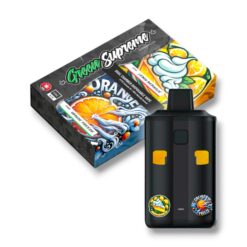 Green Supreme 6mL HTFSE Vape Pens: Lemon Meringue x Orange Freeze (Hybrid)
