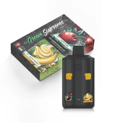Green Supreme 6mL HTFSE Vape Pens: Cherry Bomb x Banana Sherbert (Hybrid)