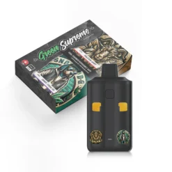 Green Supreme 6mL HTFSE Vape Pens: Golden Goat x Snoop Dog (Sativa/Indica)